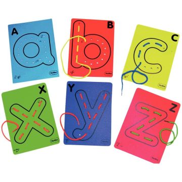 Valisette de 26 lettres à lacer en minuscule