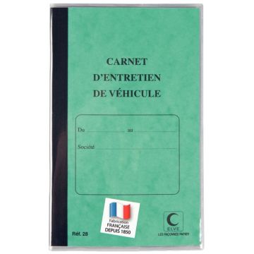 Carnet d'entretien de véhicule