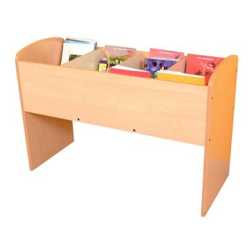 Bac à livres 4 cases 102x42x70cm