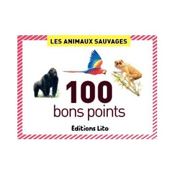 Boite de 100 images Les animaux sauvages