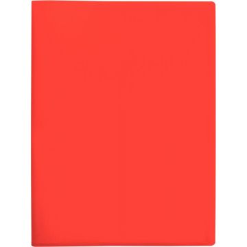 Protège-documents couverture souple en polypropylène 60 vues, rouge
