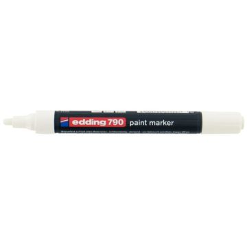 Marqueur peinture permanent E790 pointe ogive blanc
