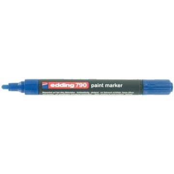 Marqueur peinture permanent E790 pointe ogive bleu