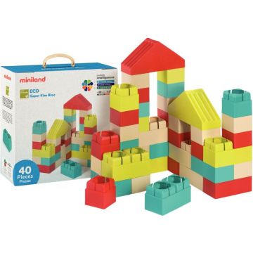 Boite de 40 briques géantes souples ECO FRIENDLY