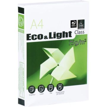 Ramette de 500 feuilles format A4 75g blanc ECO&LIGHT