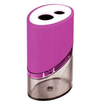 Taille-crayons en métal 2 usages avec réserve