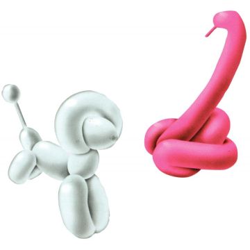 Sachet de 50 maxi ballons à modeler -  coloris assortis