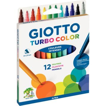 Étui de 12 feutres Turbo Color assortis