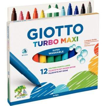 Étui de 12 feutres Turbo maxi assortis