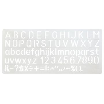 Trace-lettres à bille hauteur 10mm