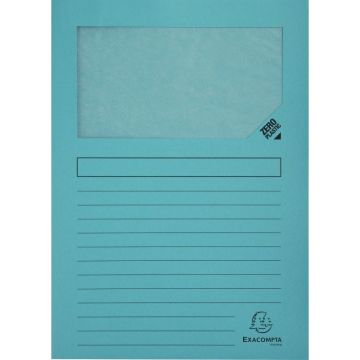 Paquet de 100 pochettes coin papier FOREVER 130g, bleu clair