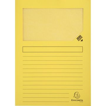 Paquet de 100 pochettes coin papier FOREVER 130g, jaune