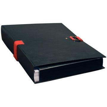 Chemise extensible EXTENSOR avec rabat, noir