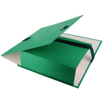 Chemise extensible toilée avec rabat, vert