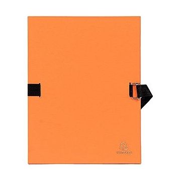 Chemise extensible toilée, orange