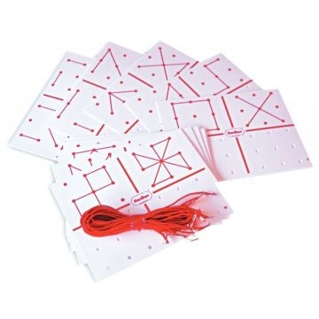 Figures à lacer avec 10 élastiques