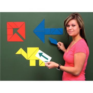 Boîte de 3 Tangrams magnétique 20cm