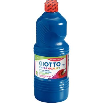 Flacon de 1L de gouache liquide GIOTTO, coloris bleu outremer