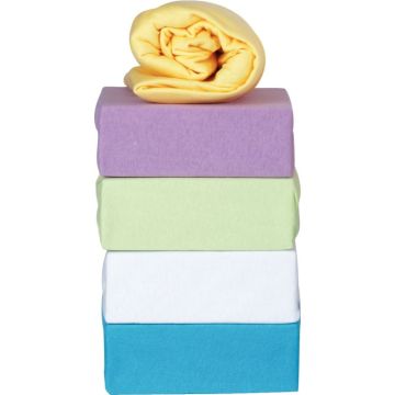 Drap housse 120x60cm blanc