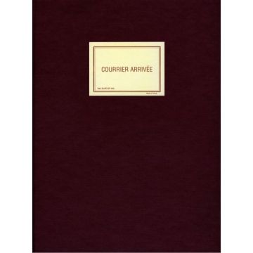 Registre de 150 pages Arrivée du courrier