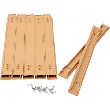 Lot 6 jeux de 2 glissières + 24 vis