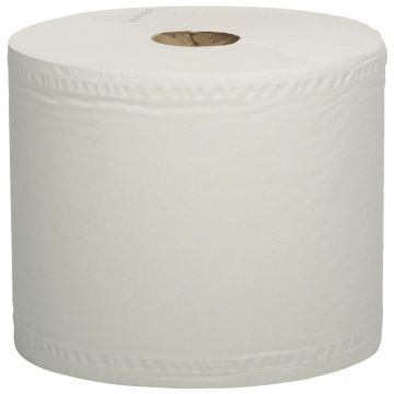 Lot de 2 bobines d'essuyage industriel 1000 feuilles blanches