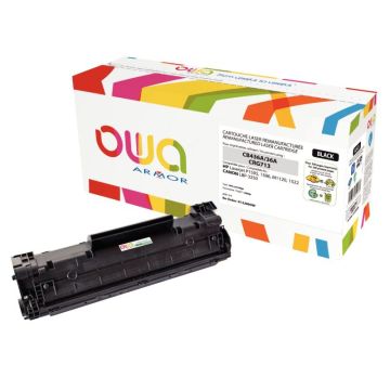 Cartouche laser compatible HP 36A noir