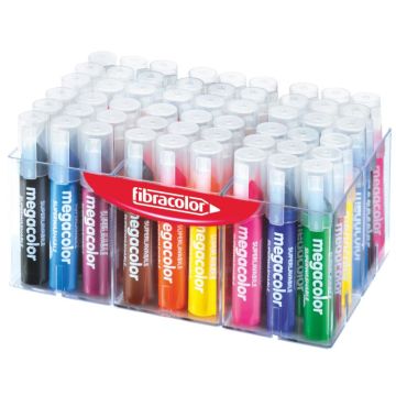 Classpack de 50 marqueurs Mégacolor assortis