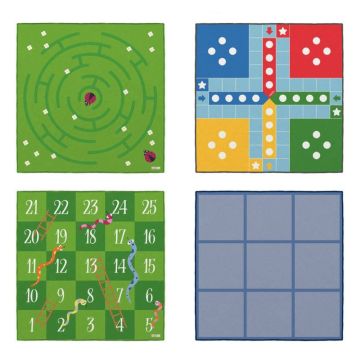 Set 4 tapis de jeux 1x1M + accessoires