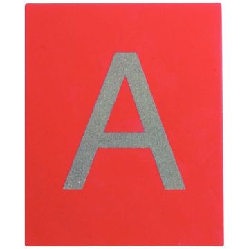 Lot de 26 lettres 16x13cm relief + boite