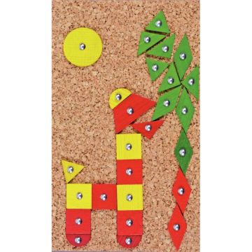 Sac de 10 fiches modèles pour le jeu du marteau (code : 72402)