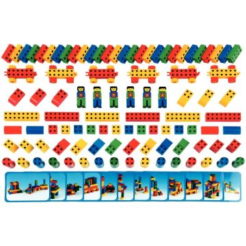 Set MANETICO Junior 98 pièces + 12 fiches modèles