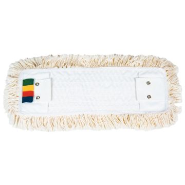 Frange languette / poche coton 40cm