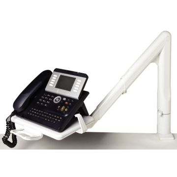 Bras support téléphone télescopique