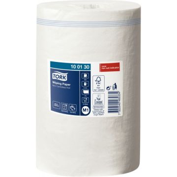 Carton de 11 mini-bobines essuie-tout M1 1 pli blanches