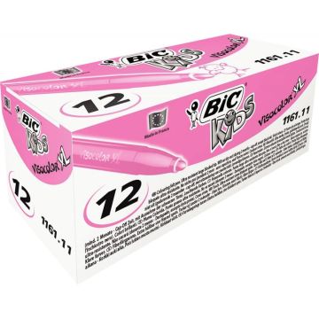 Boîte de 12 feutres Visacolor XL rose