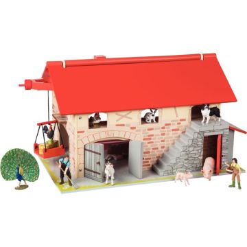 Grande ferme en bois avec toit ouvrant