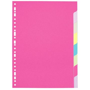 Jeu de 8 intercalaires en carte dossier 170g, format A4