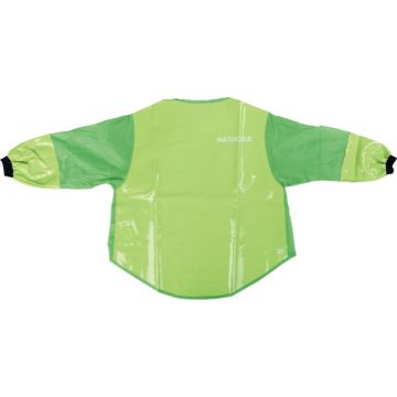 Tablier enfant modèle 3- 5 ans, en toile cirée coloris vert