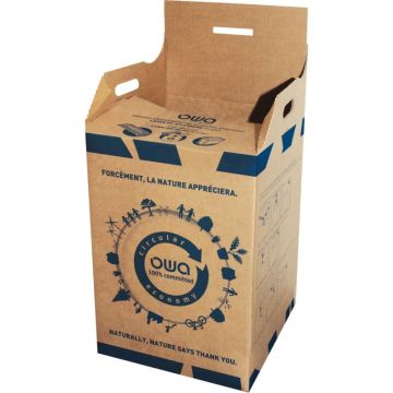 Carton de collecte Owa & Armor des cartouches usagées jet d'encre & laser