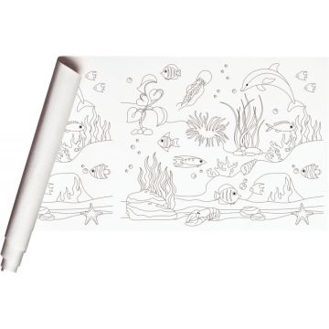 Rouleau fresque à peindre océan