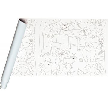 Rouleau fresque à preindre la forêt