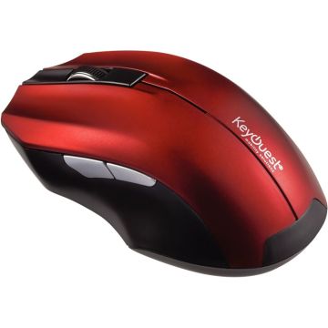 Souris sans fil optique KeyOuest Expert couleur rouge